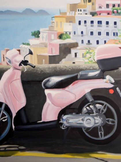 Pink Moped