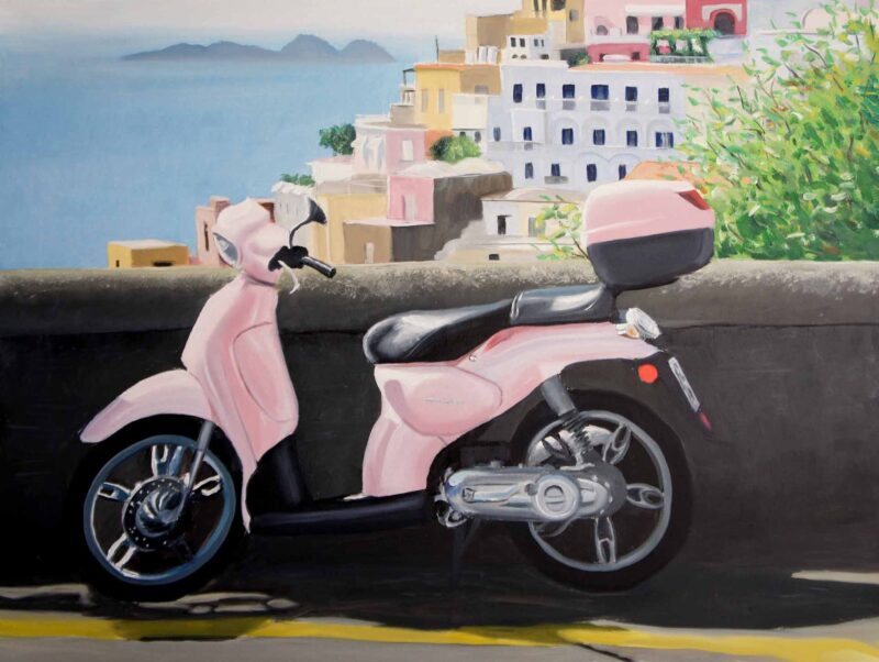 Pink Moped